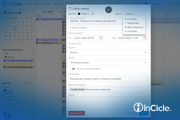 Como a nova Agenda InCicle impulsiona a gestão de produtividade